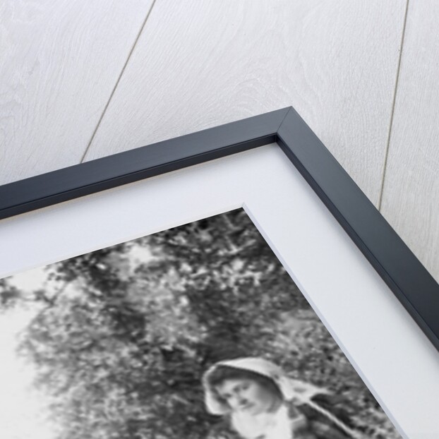 Two Young Girls on the Banks of the Sulby River, Isle of Man by George Bellett Cowen